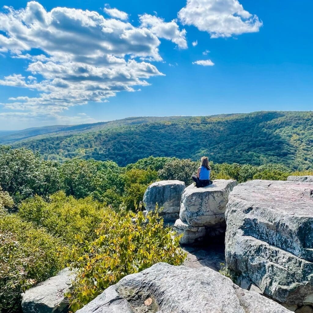 Nicole chimney rock viewpoint