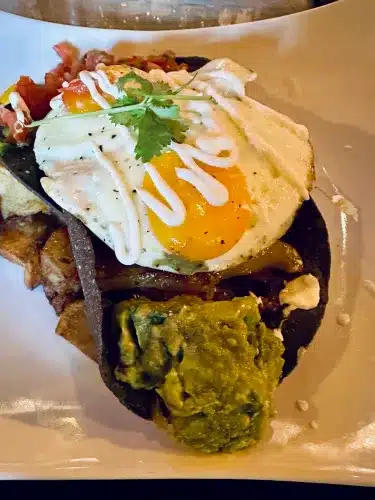Breakfast prime burger hootch and banter